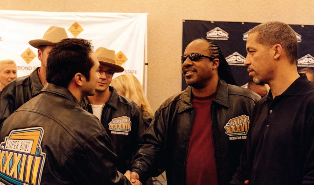 Meeting Stevie Wonder
