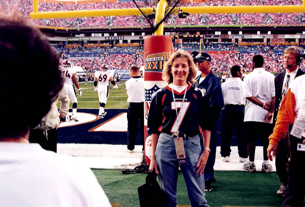Being on the Field During Bronco's Warmup