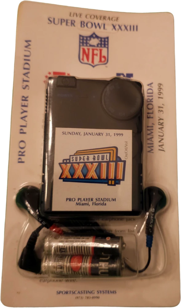 Super Bowl Radio Monitor