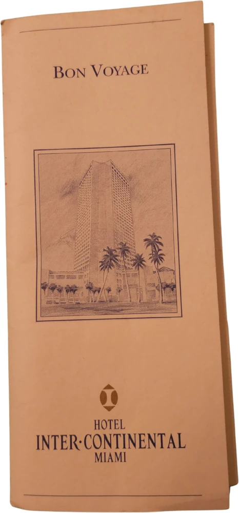 Inter-Continental Hotel Bon Voyage Pamphlet.