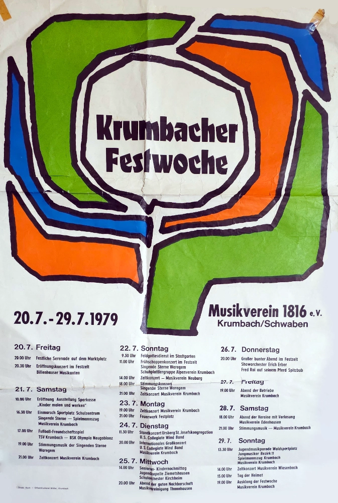 The Krumbach Festival Poster
