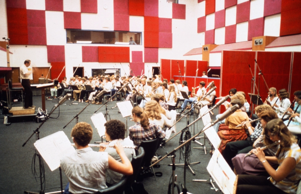 Recording session at the Music Center at Wembley