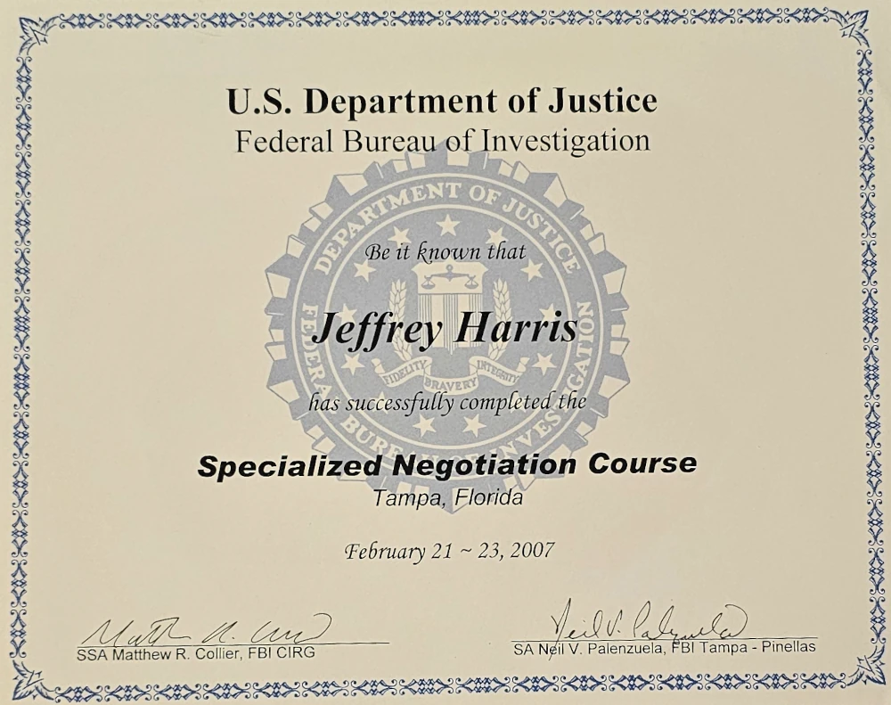 FBI Negotiator Training