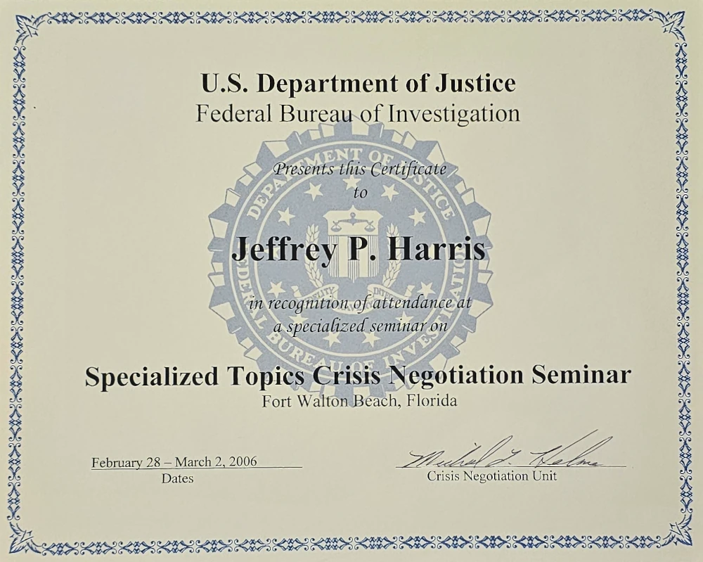 FBI Negotiator Training
