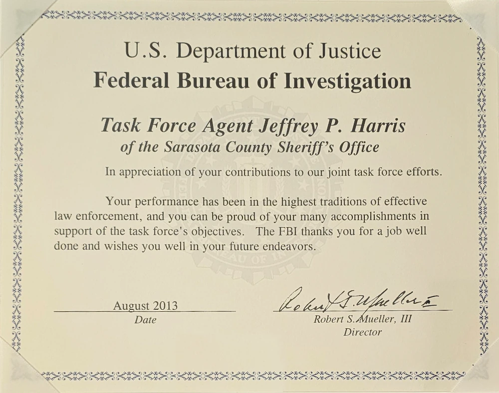 FBI Certificate