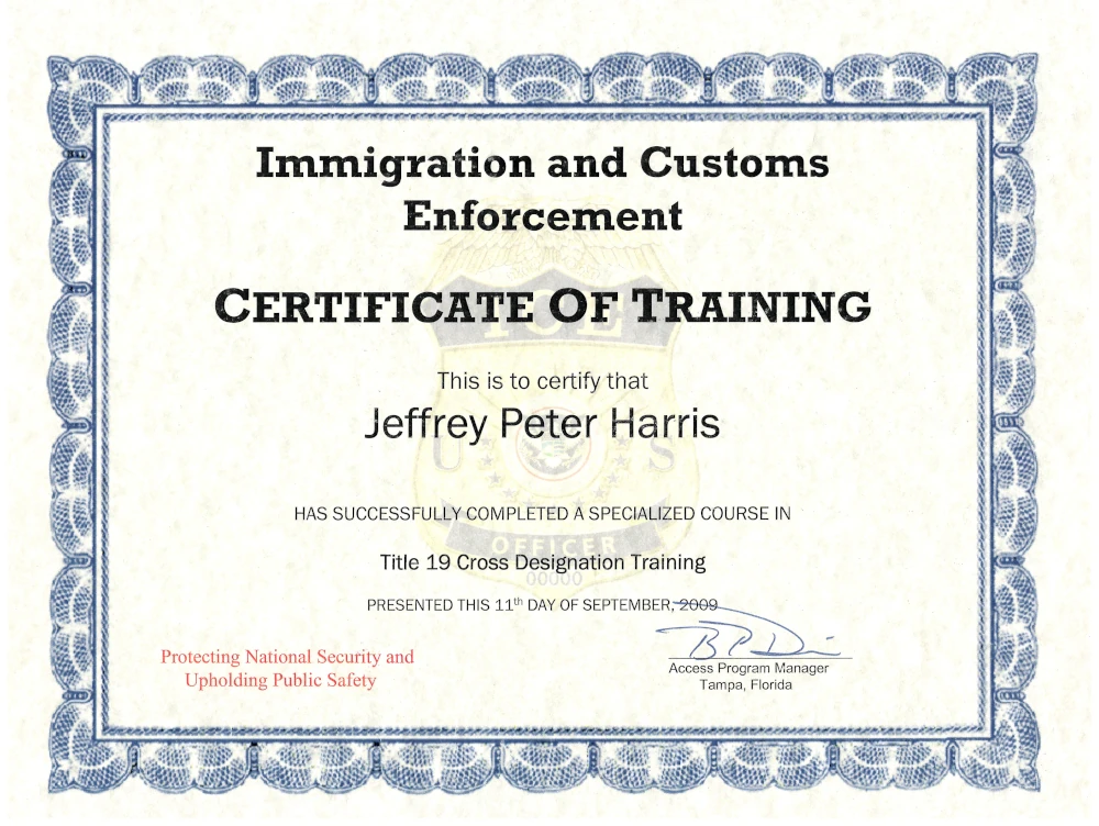ICE Cross Certificate