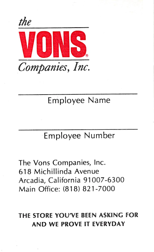 Customer Service Card