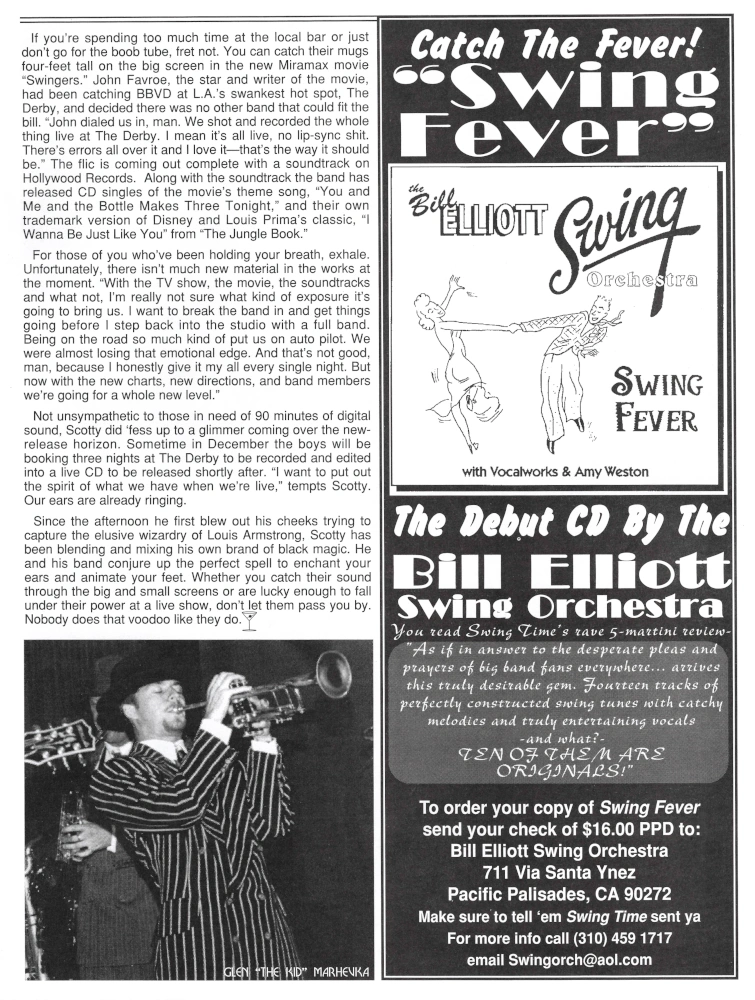 Swing Time Magazine Feature