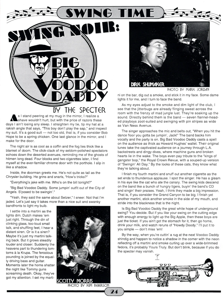 Swing Time Magazine Feature