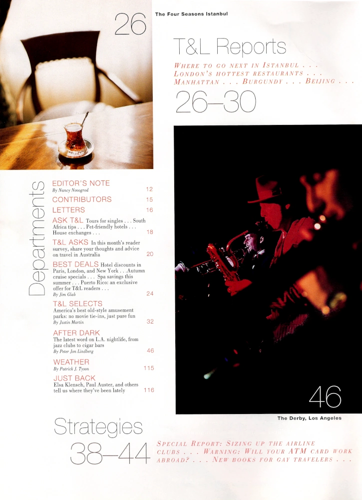 Travel & Leisure TOC