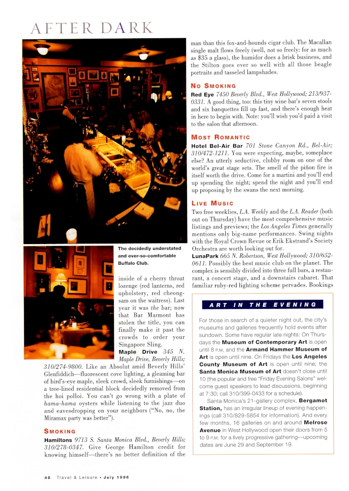 Travel & Leisure Feature